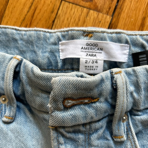 Good American x Zara Jeans size 2 - Picture 2 of 4